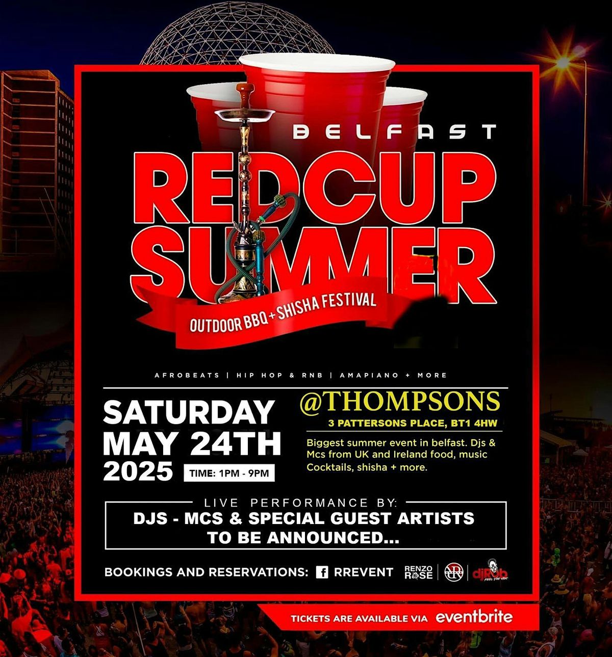 REDCUP SUMMER OUTDOOR BBQ & SHISHA FESTIVAL