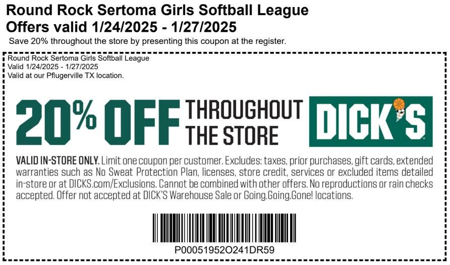 Dick's Sporting Goods Discount Days