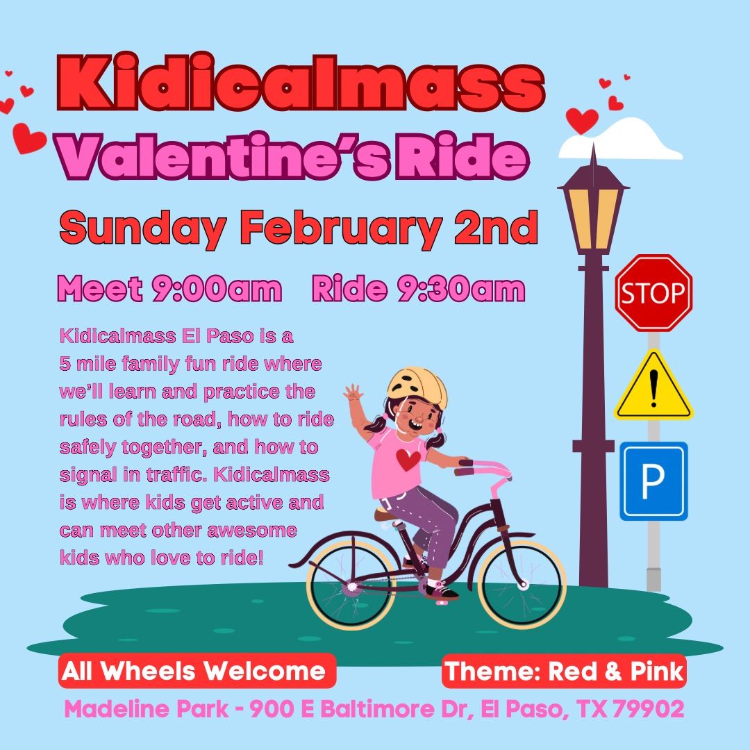 Kidicalmass Valentine\u2019s Family Ride