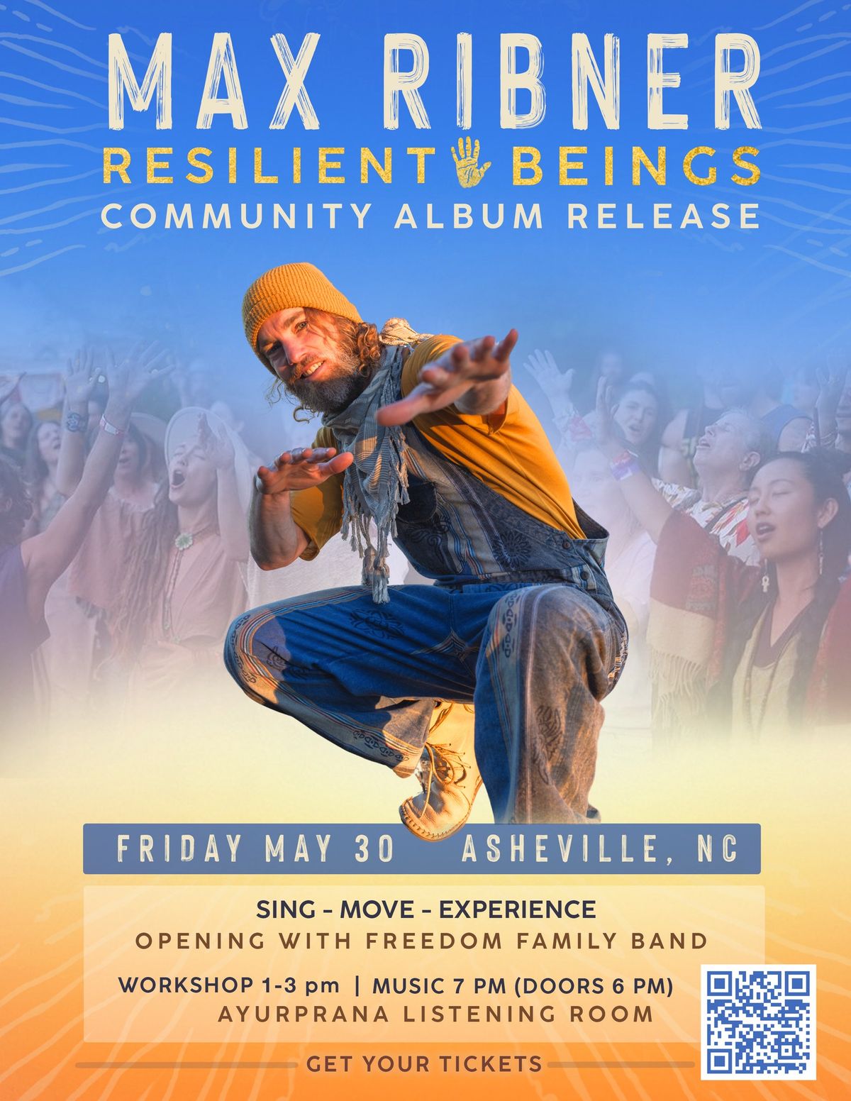 Max Ribner - Resilent Beings Album Release w\/ Freedom Family Band