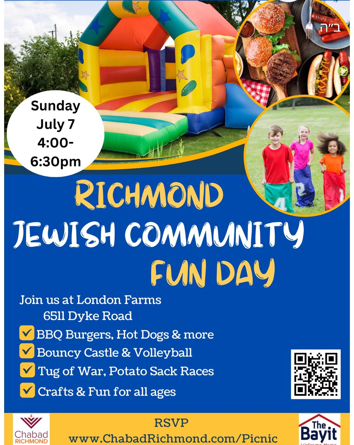 Richmond Jewish Community Fun Day!