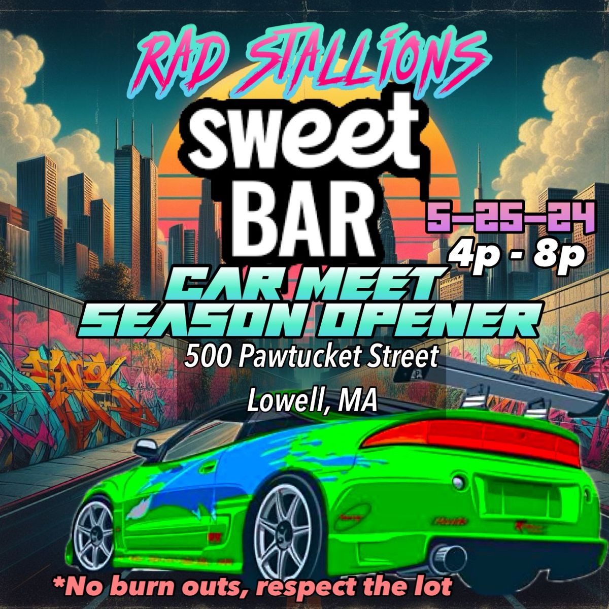 Sweet Bar RAD STALLIONS Season Opener Car Meet