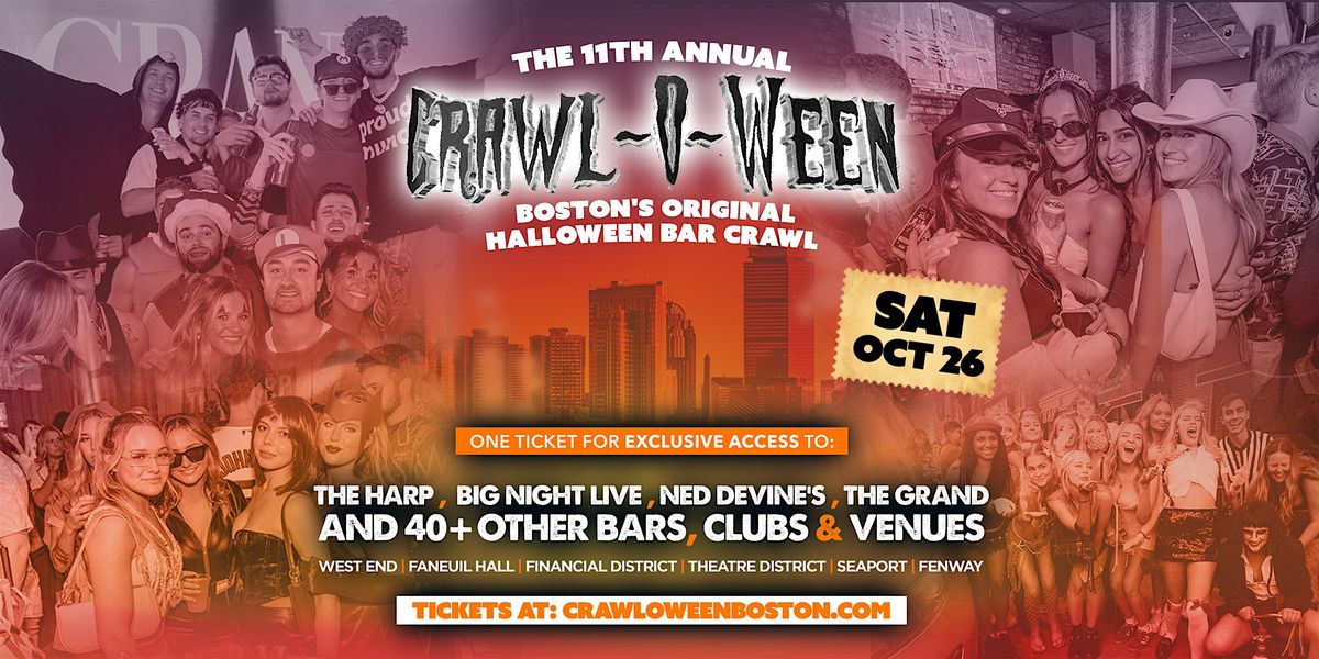 Crawl-O-Ween 2024: Boston's Original Halloween Bar Crawl