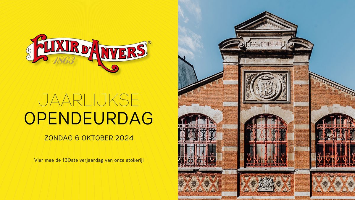 Elixir d'Anvers Opendeurdag