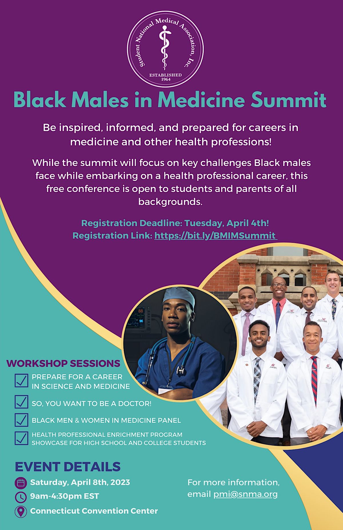 Black Males in Medicine Summit at AMEC 2023, Connecticut Convention ...