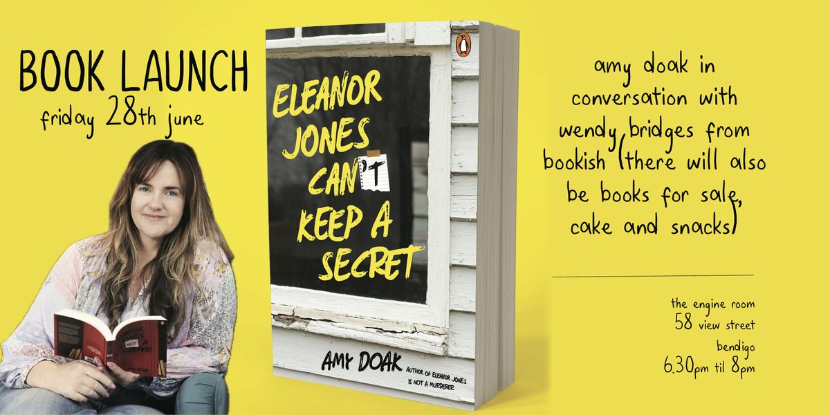 Book Launch - Eleanor Jones Can't Keep A Secret