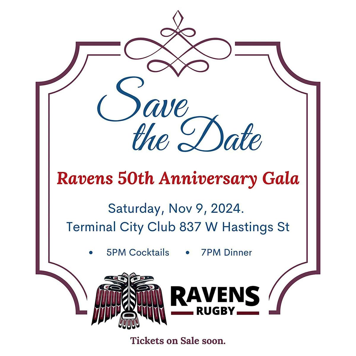 UBCOB Ravens Rugby Club 50th Anniversary Gala Dinner