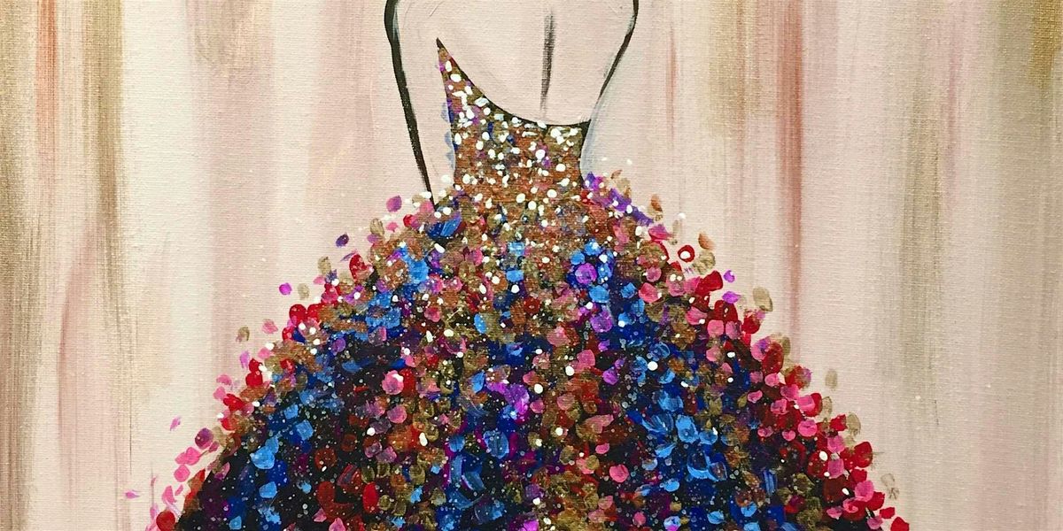 Dazzling Dress - Paint and Sip by Classpop!\u2122