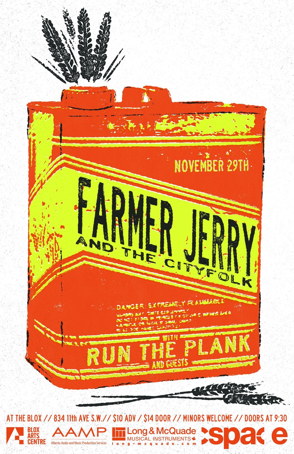 Farmer Jerry and The Cityfolk w\/ Run The Plank