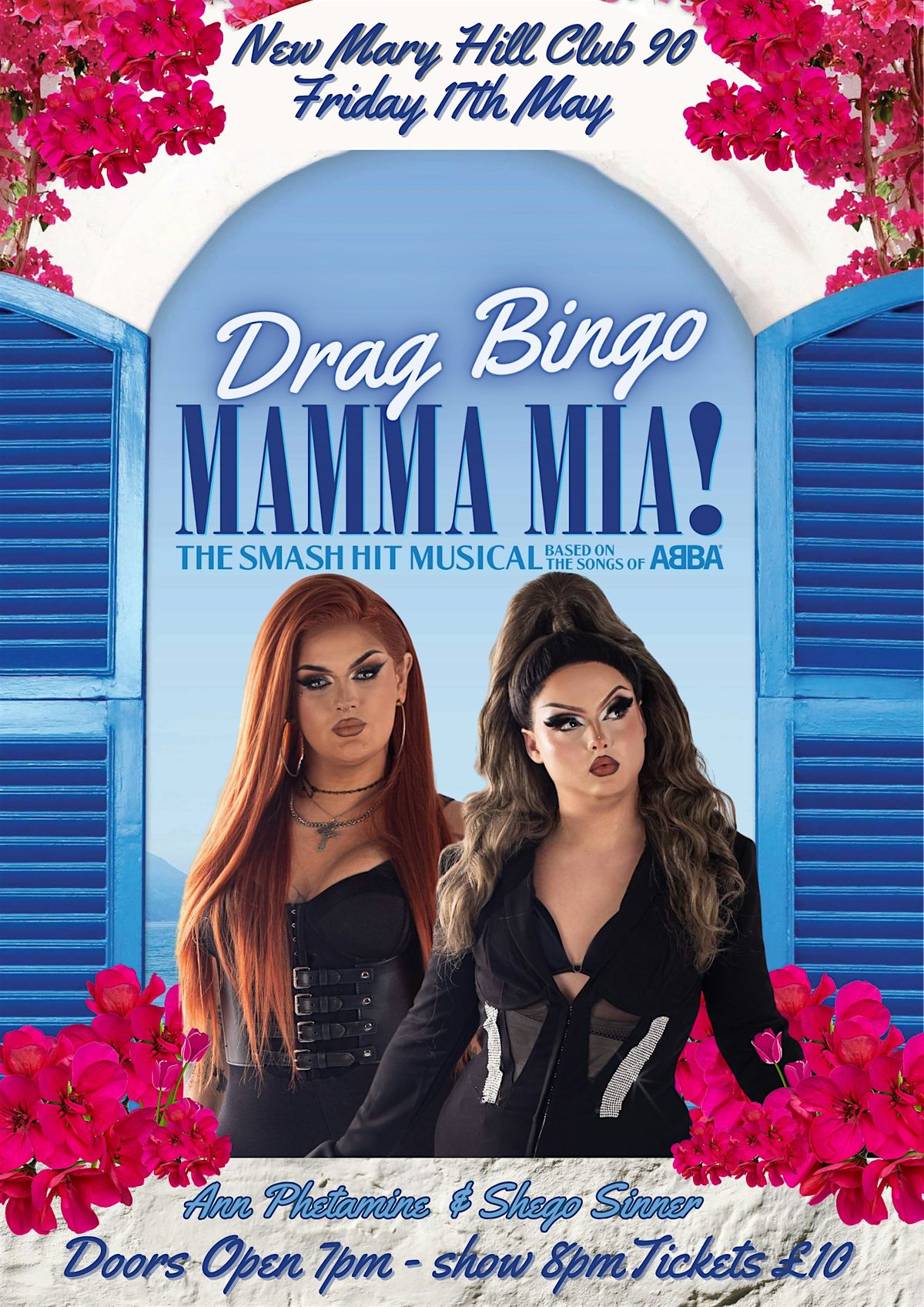 Mamma Mia Drag Bingo