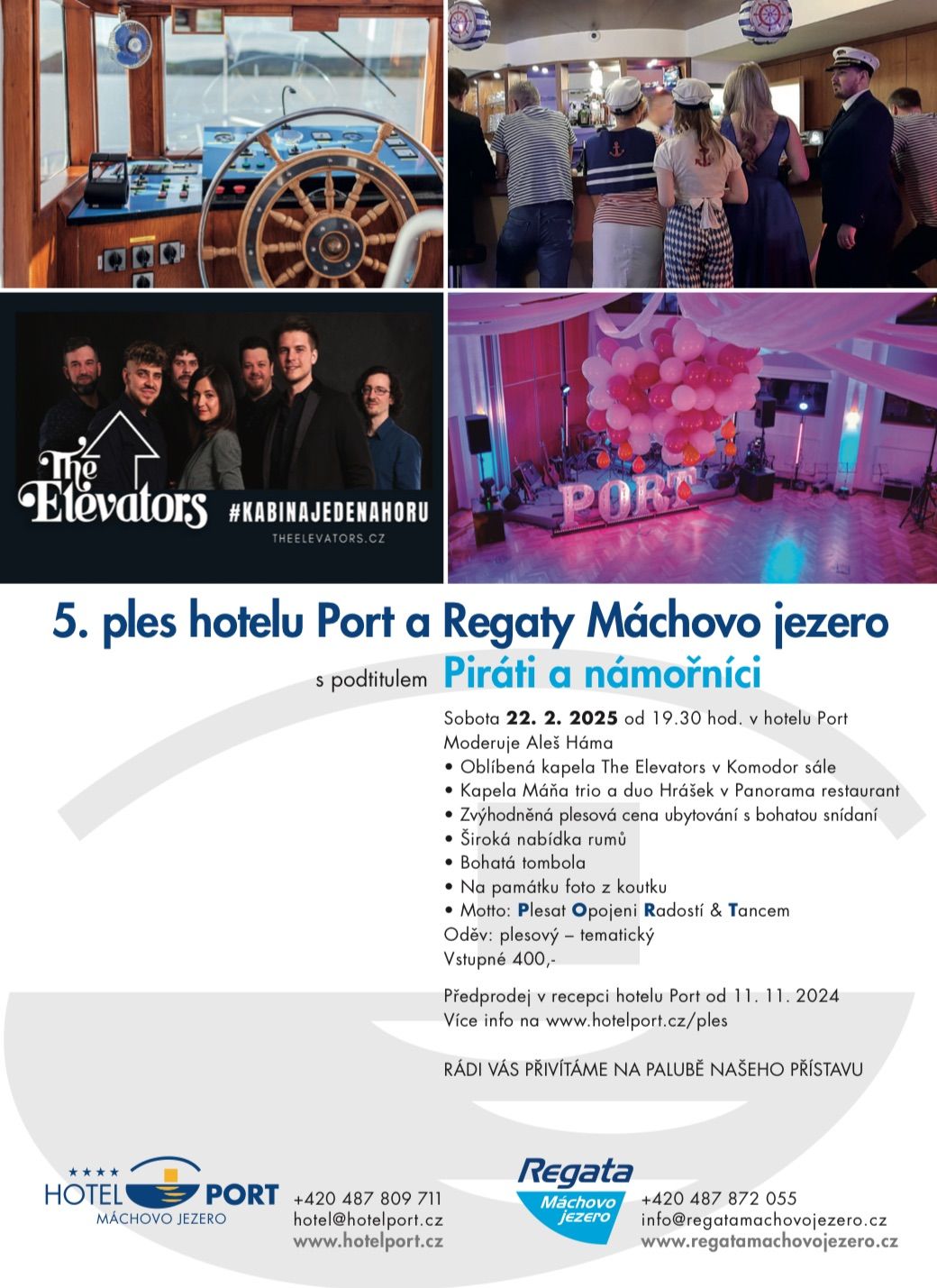 5. ples hotelu Port a Regata M\u00e1chovo jezero