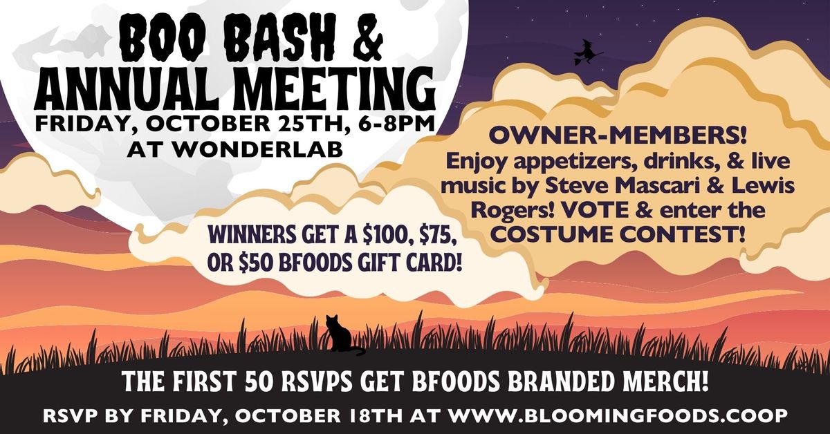 Boo Bash & Annual Meeting