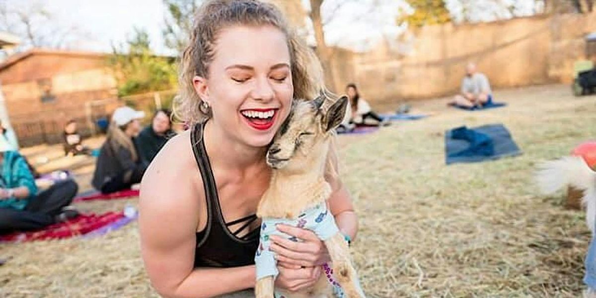 Mother's Day Goat Yoga!
