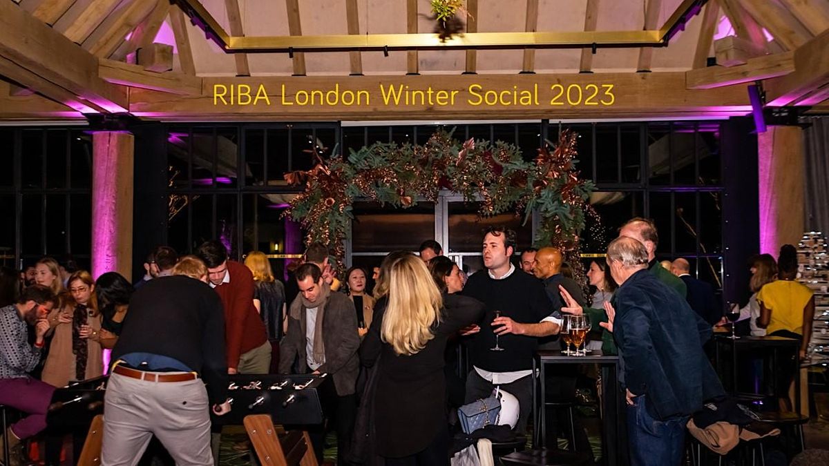 RIBA London 2023 Winter Social, The Department Store, London, 4 ...