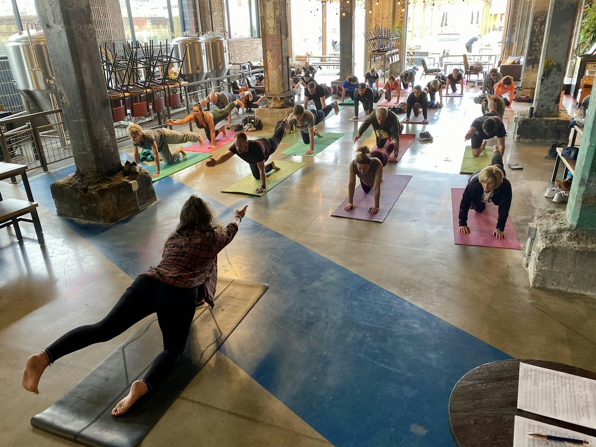 All-Levels Yoga Class at BrewDog CLE Outpost - [Bottoms Up! Yoga & Brew]