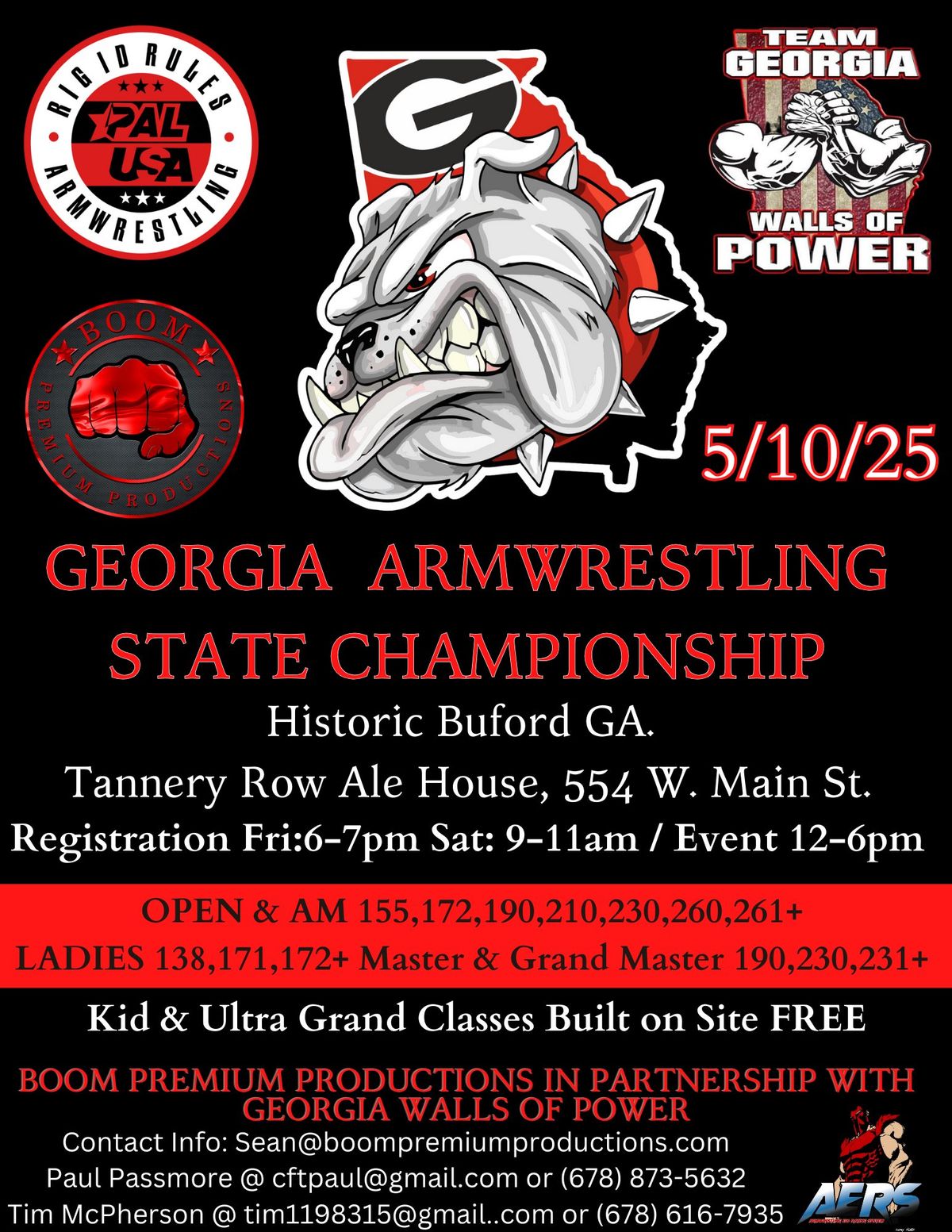 Georgia State Championship Armwrestling Tournament