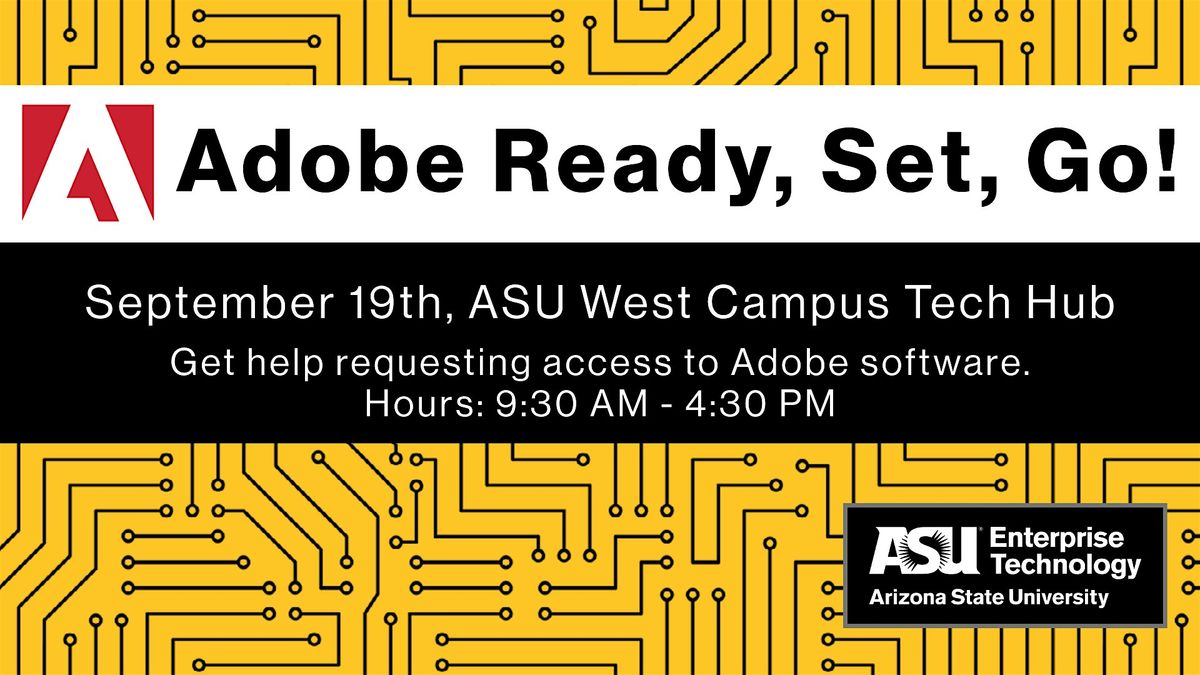 Adobe Ready, Set, Go. [Ready] Provisioning Support (In Person) West