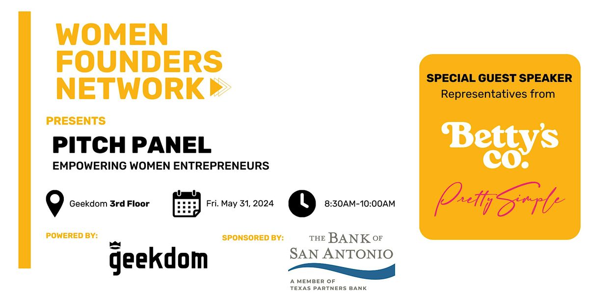 Women Founders Network: Pitch Panel