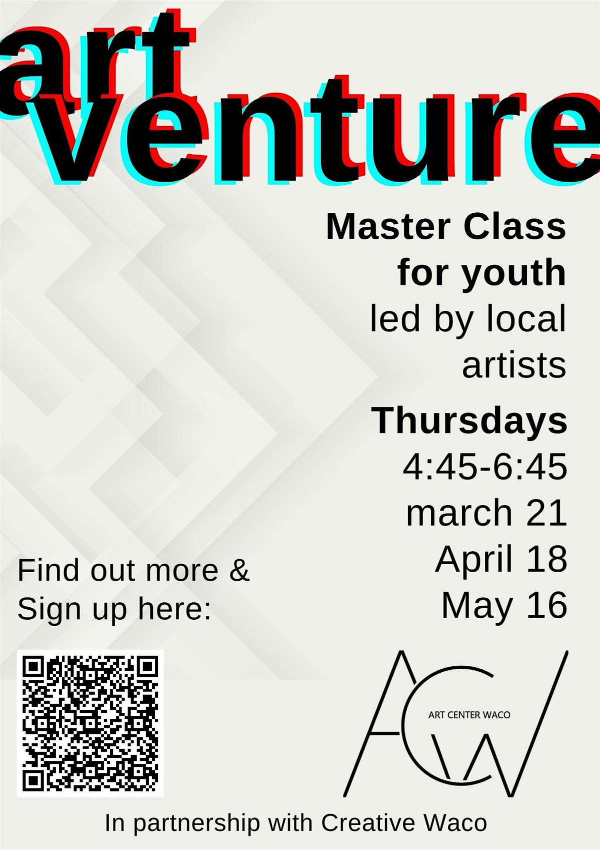 ArtVenture Master Class for Youth: Medium TBD