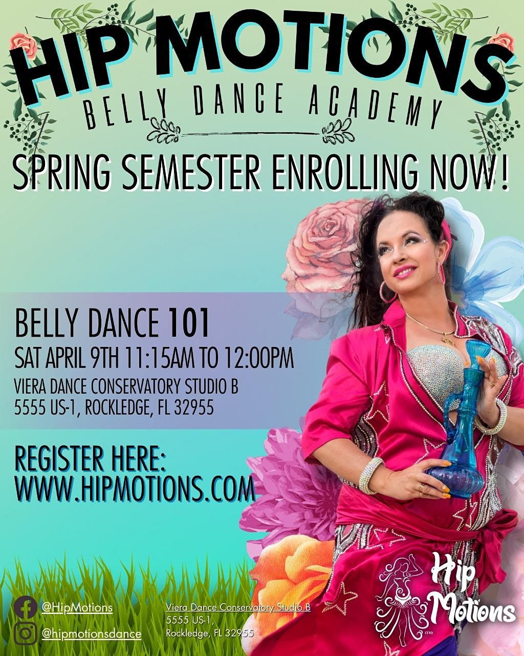 Hip Motions Belly Dance 101- Viera - Spring Semester