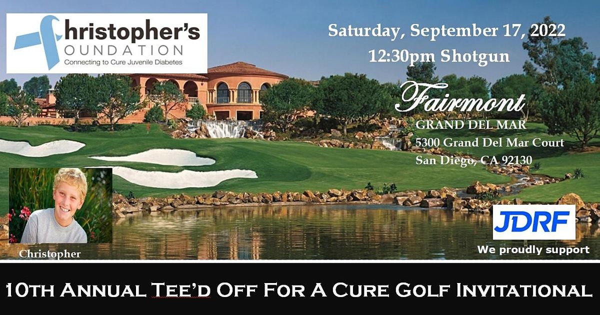 Christopher's Foundation Annual TEE'D OFF FOR A CURE, Sept. 17, 2022