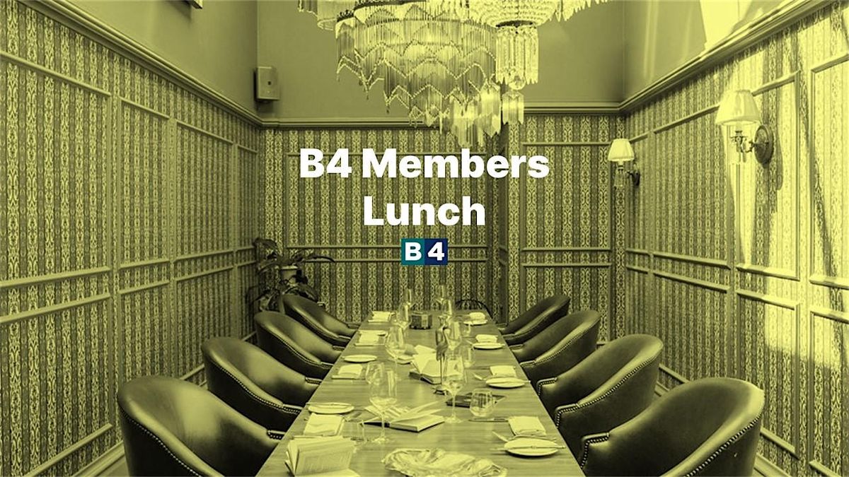 NOVEMBER B4 Members Lunch at The Randolph Hotel by Graduate Hotels