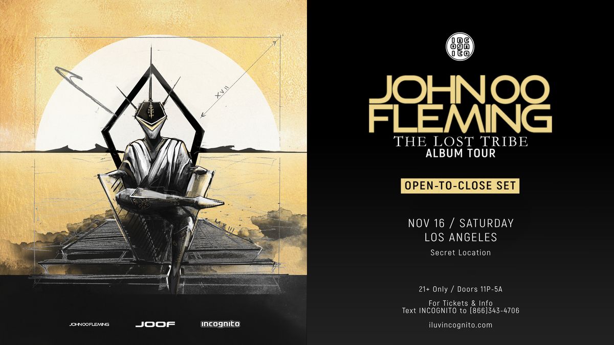 INCOGNITO presents JOHN 00 FLEMING 'The Lost Tribe Album Tour' (Open-To-Close Set)