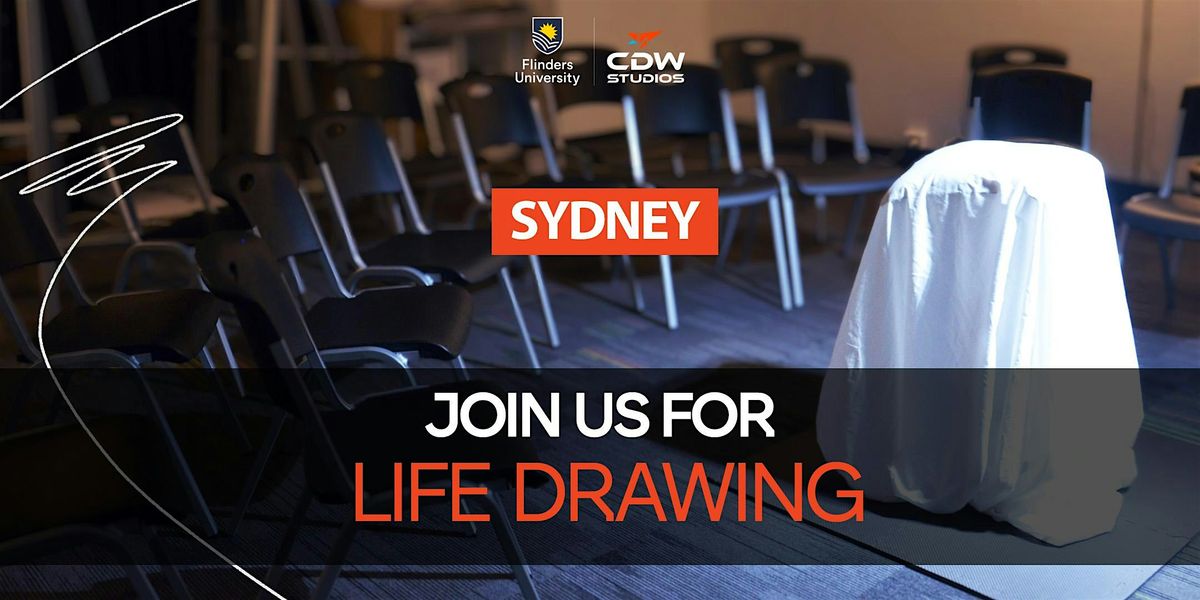 Open Life Drawing on Friday night in Sydney (26 April 2024)