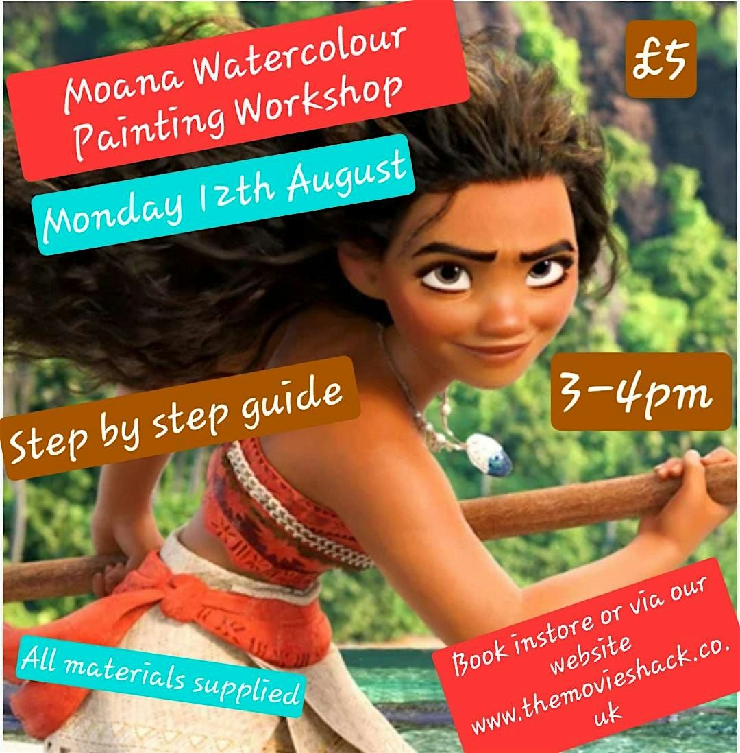 Moana Watercolour Painting Session