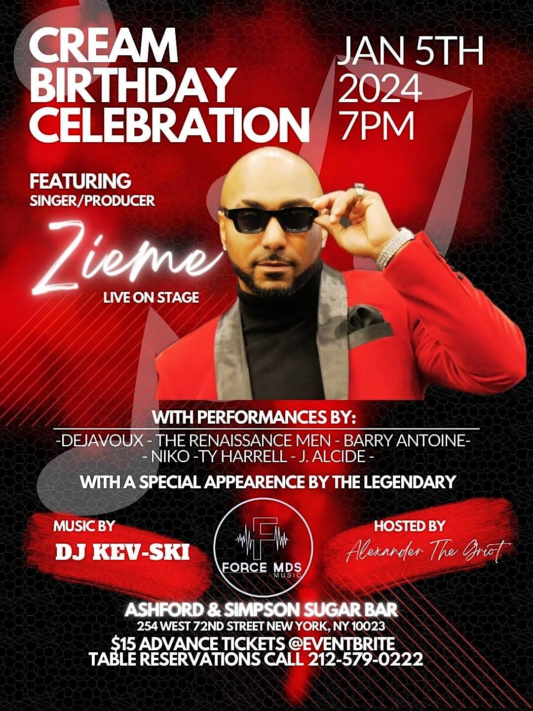 R&B B-day Celebration Featuring Zieme & Special Appearance By The Force ...