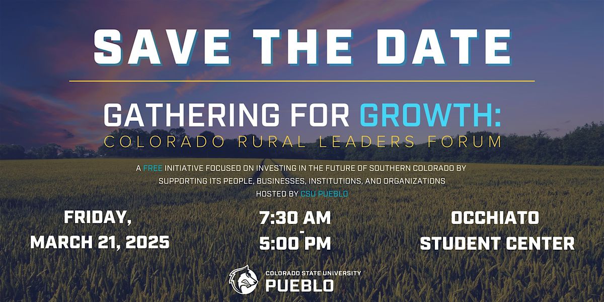 Gathering for Growth: Colorado Rural Leaders Forum