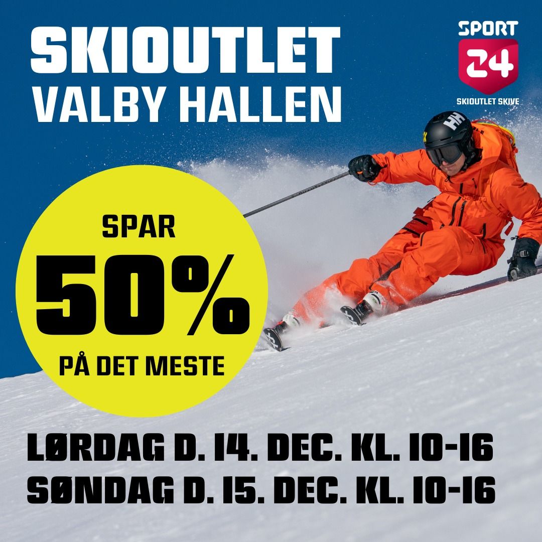 1.000 M2 SKIOUTLET. VALBY HALLEN