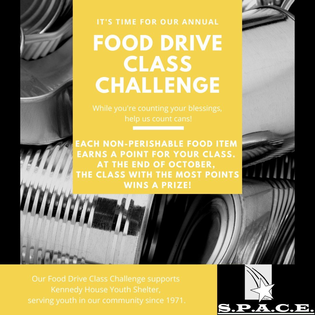 Food Drive Class Challenge - FINAL DAYS!