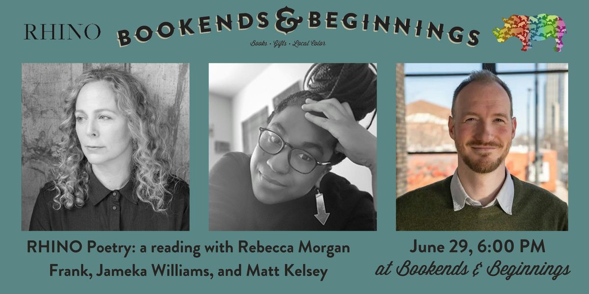 A Reading With Jameka Williams, Matthew Kelsey and Rebecca Morgan Frank