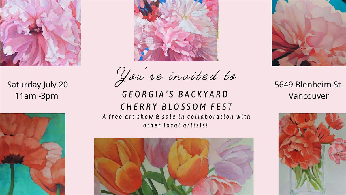 Georgia's Backyard Cherry Blossom Fest -  an art show & sale