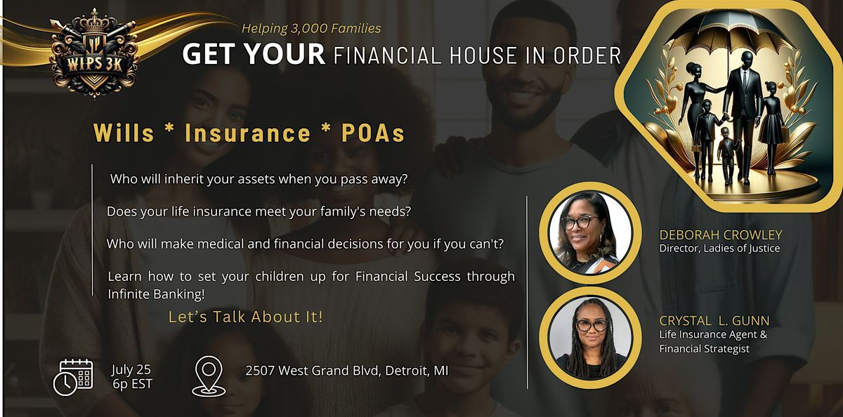 Get Your Financial House In Order