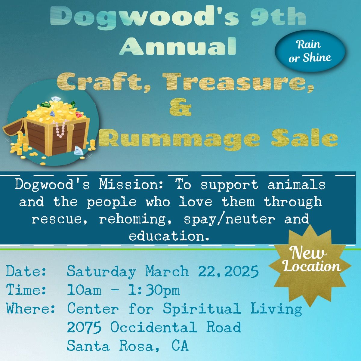 Dogwood\u2019s 9th Annual Craft, Treasure & Rummage Sale