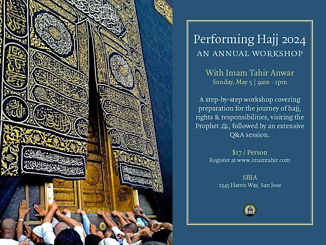 2024 Hajj Preparation Workshop With Imam Tahir Anwar