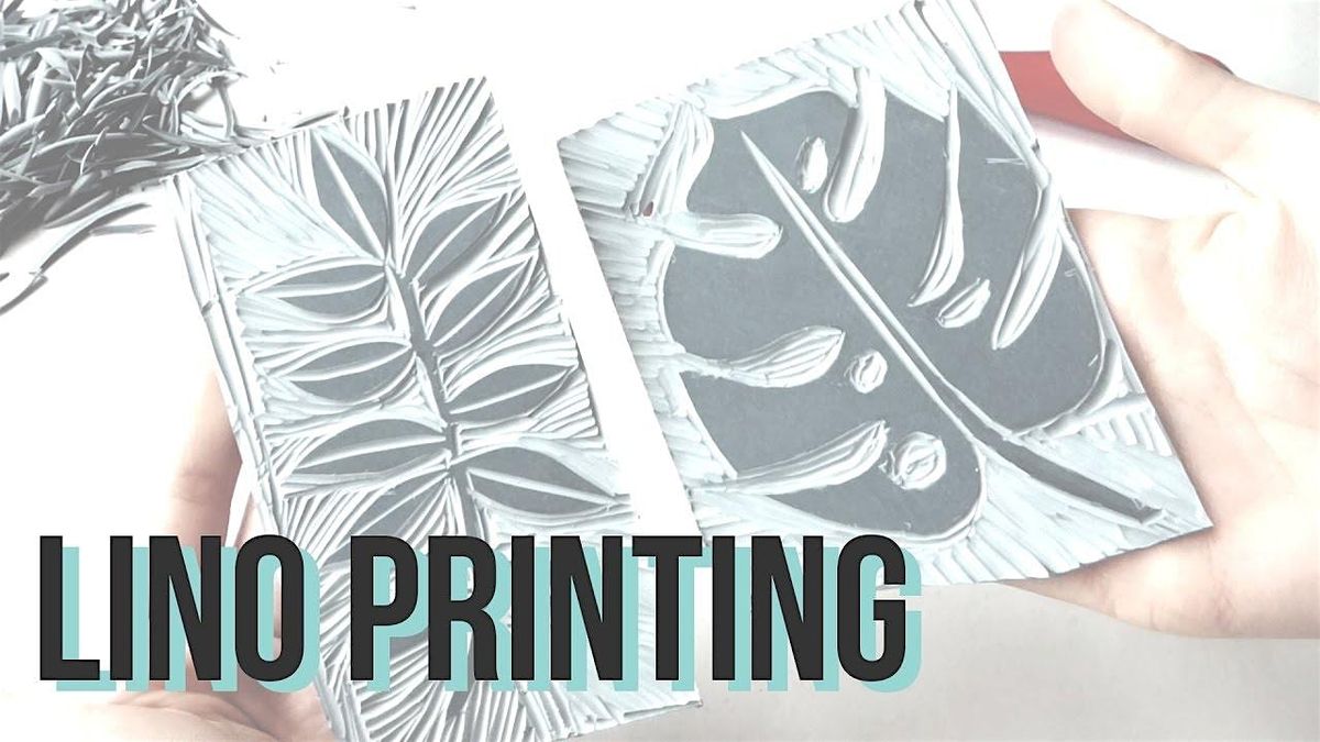 Get Crafty with Lino  Printing - Woodcroft Library