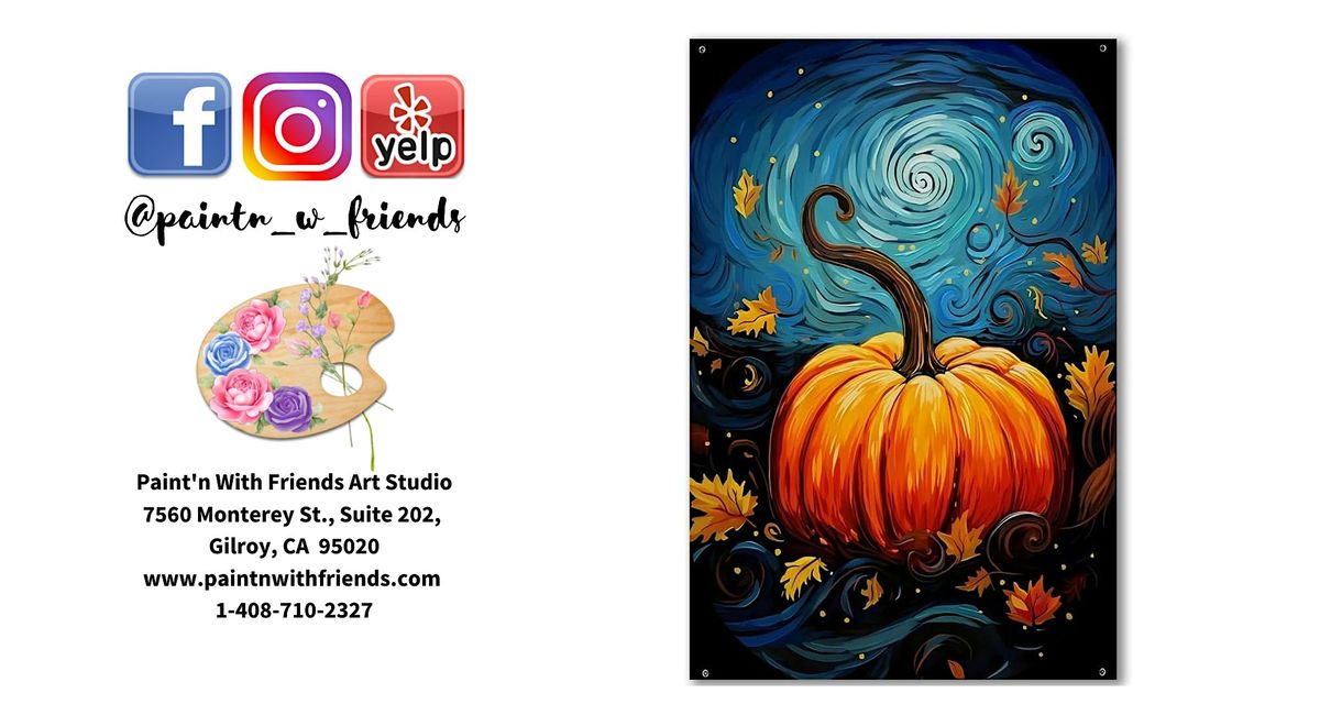 Monday Special Paint Party - Starry Pumpkin