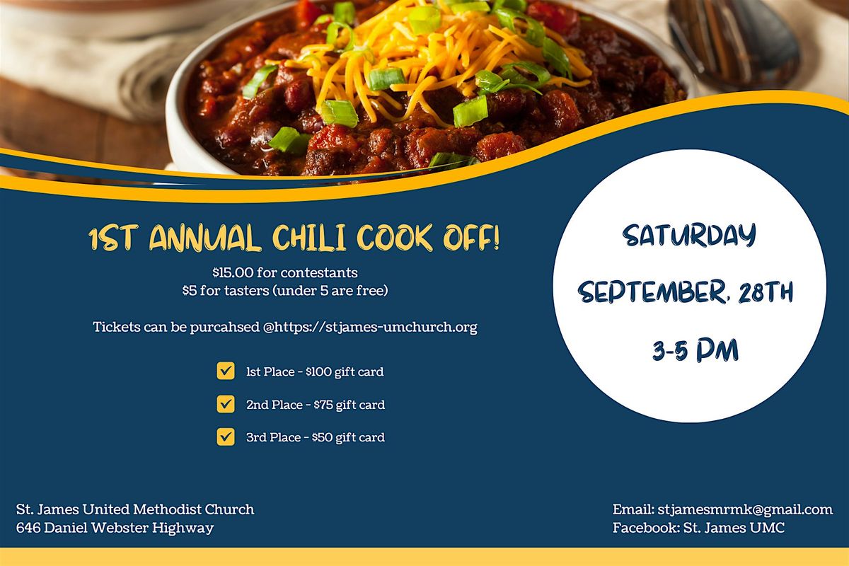 1st Annual Chili Cook Off