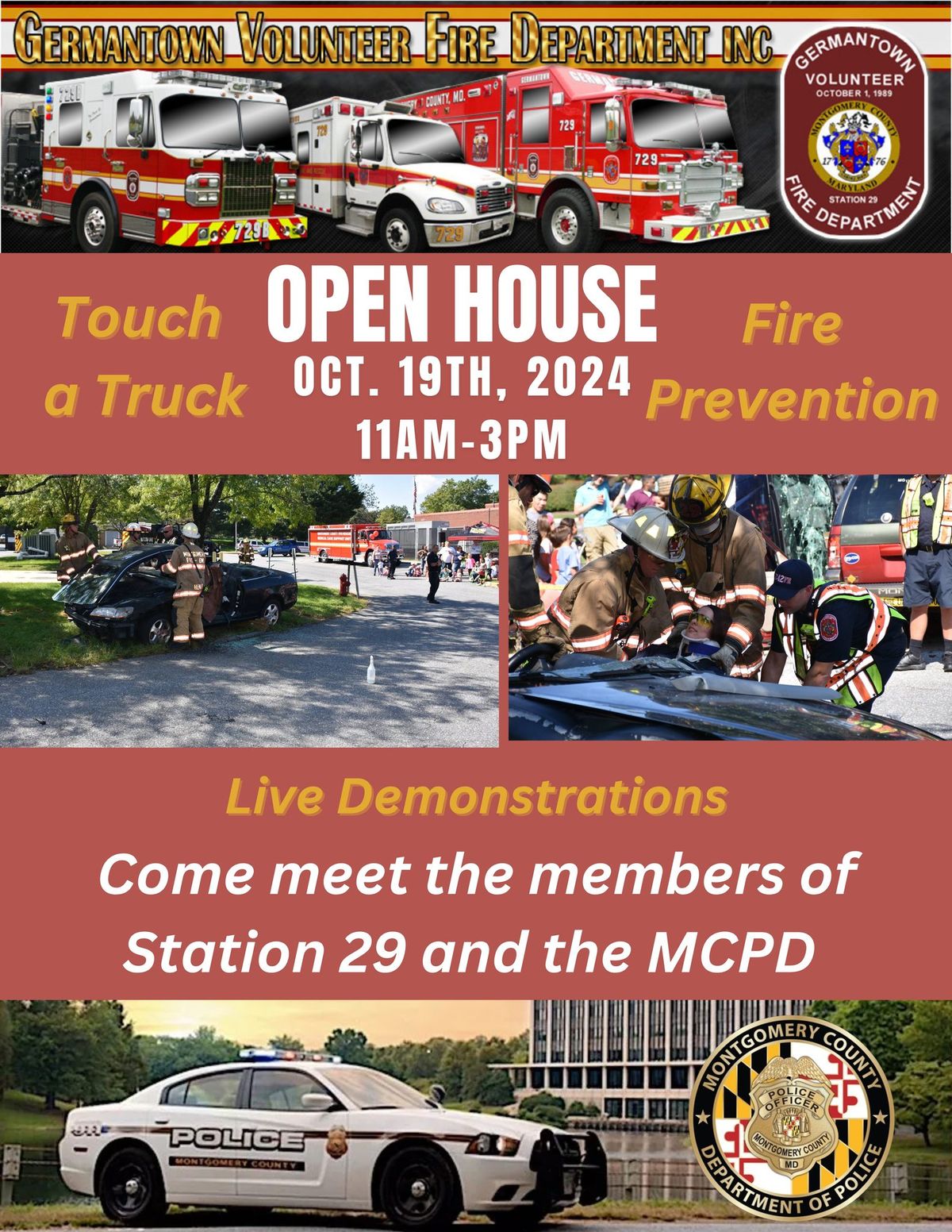 Fire Department Station 29 and District 5 Police Open House