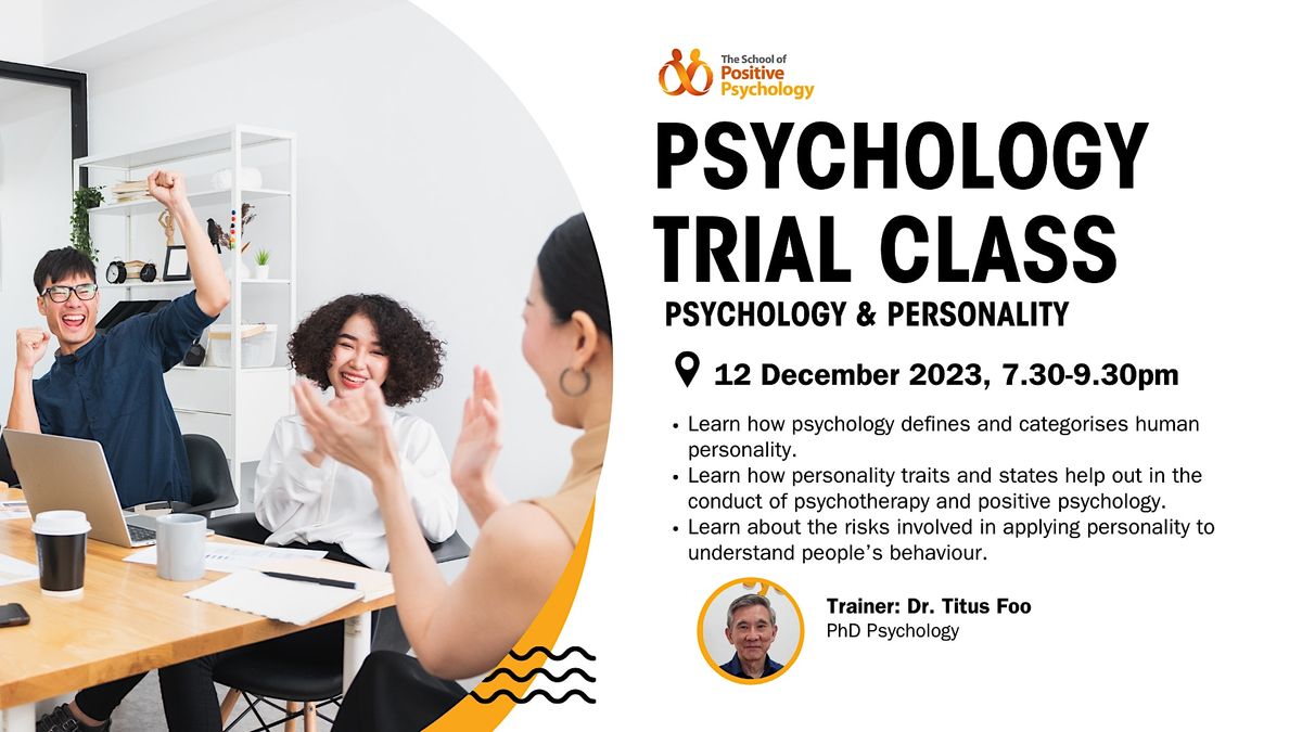 Psychology Trial Class (Psychology & Personality)