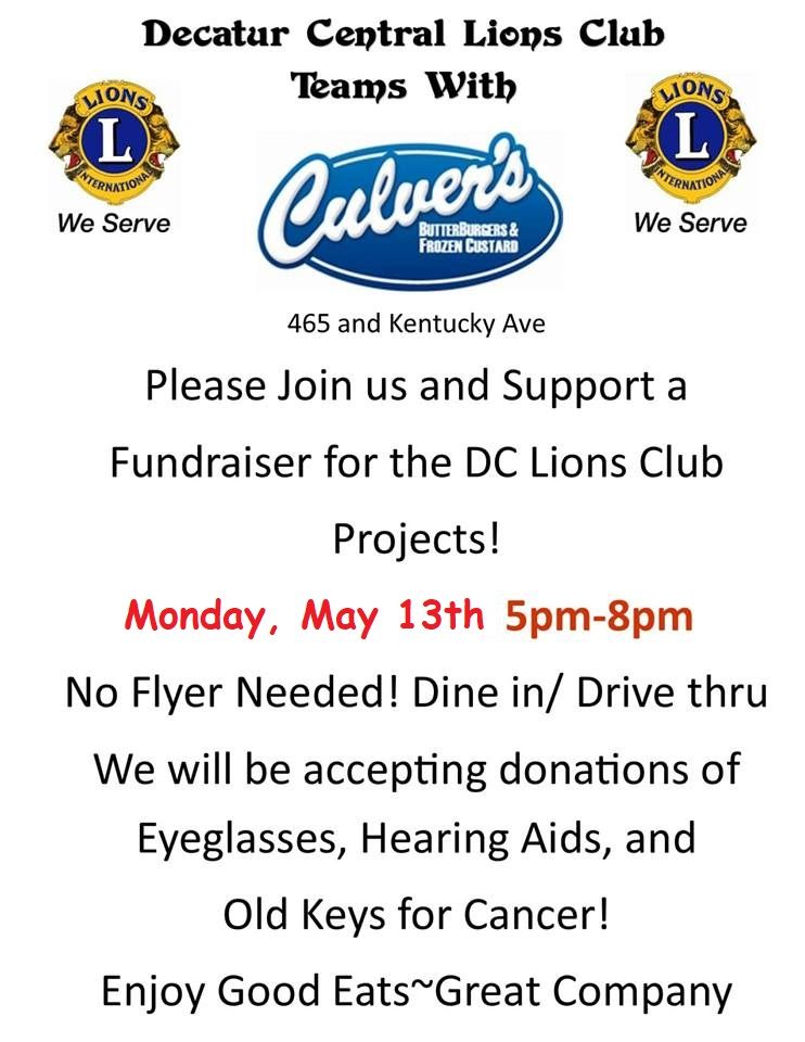 Decatur Central Lions Club Fundraiser