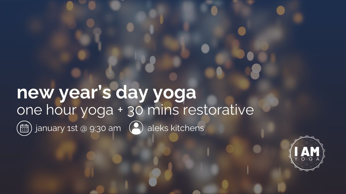 new year's day yoga + restorative class