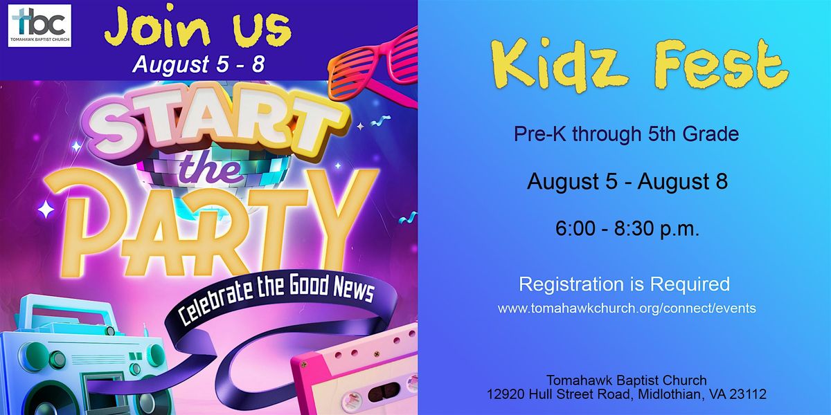 Kidz Fest (Vacation Bible School)