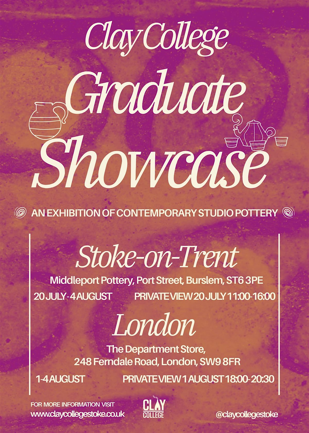 Clay College Graduate Showcase Private View - London.