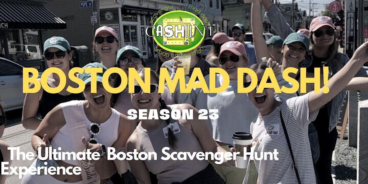 Cashunt Cashunts Boston Mad Dash Scavenger Hunt Experience!, faneuil hall ...