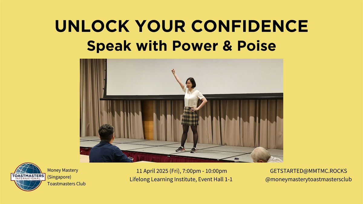 Public Speaking Masterclass: Speak with Power & Poise