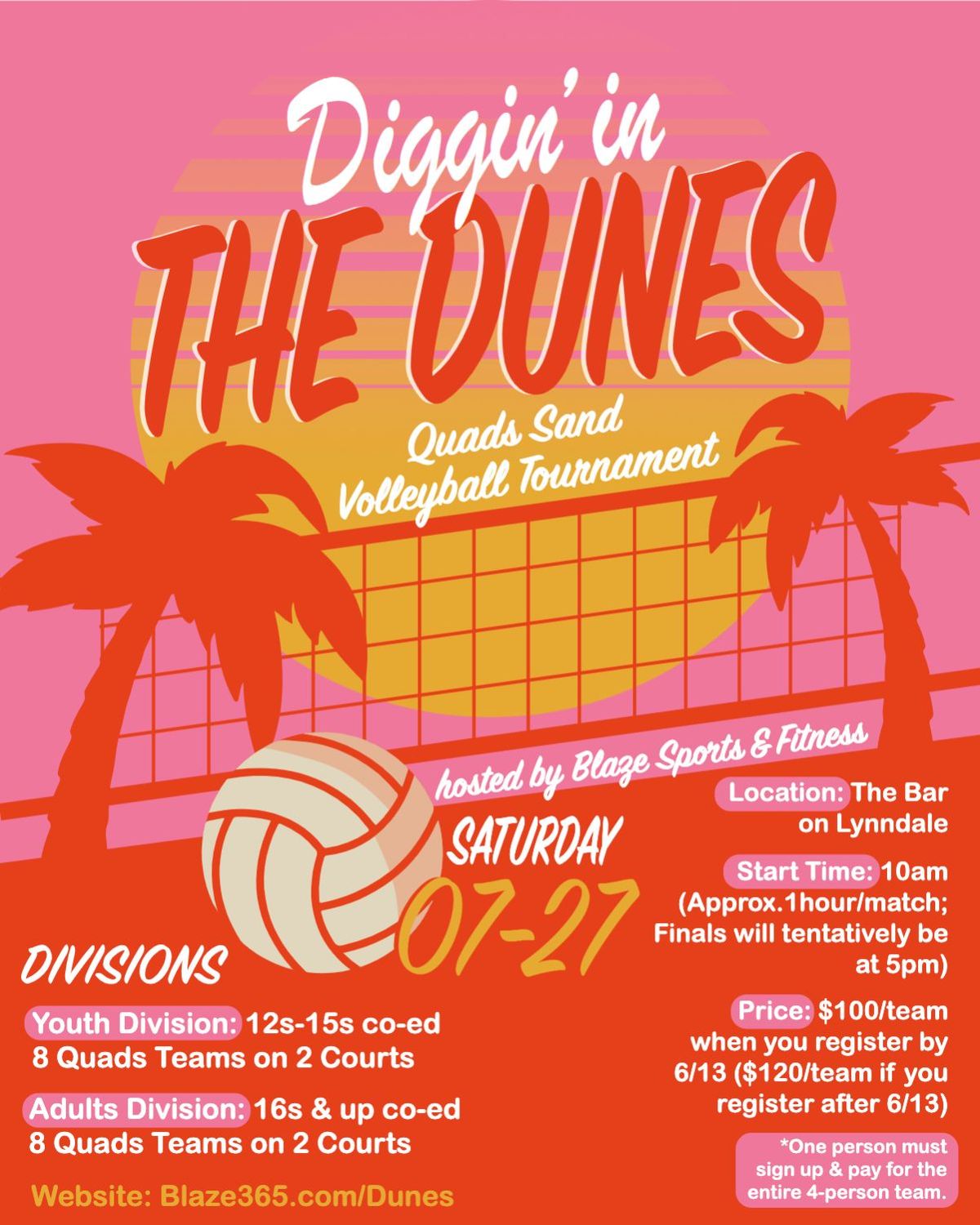 Diggin' in the Dunes | Quads Sand Tournament for 12s & Up